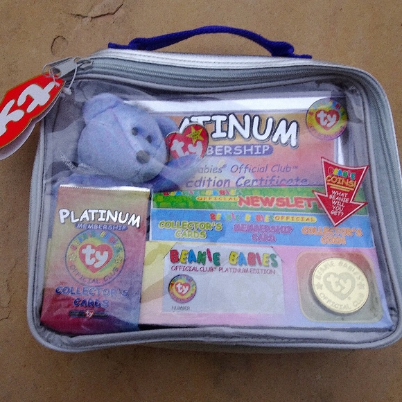 NEW Beanie Babies Platinum Membership Kit w/ Bear - Picture 7 of 8